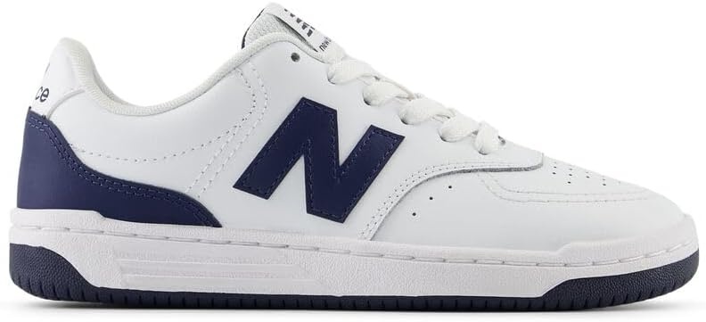 image:imageNew Balance UnisexChild Bb80 V1 Laceup SneakerWhiteNb Navy