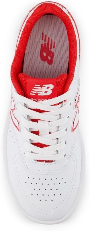 image:imageNew Balance UnisexChild Bb80 V1 Laceup SneakerWhiteTrue Red