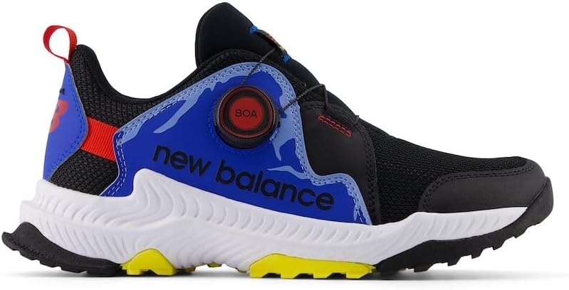 image:imageNew Balance UnisexChild Dynasoft Trail Magic V1 Boa Running ShoeBlackBlue OasisTrue Red