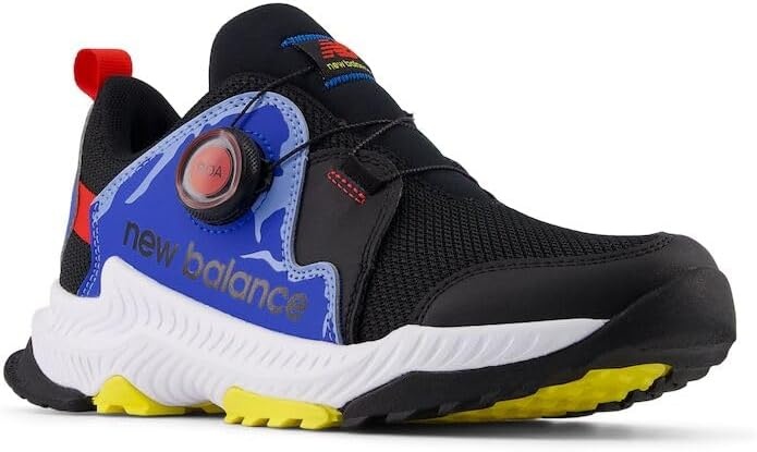 image:imageNew Balance UnisexChild Dynasoft Trail Magic V1 Boa Running ShoeBlackBlue OasisTrue Red