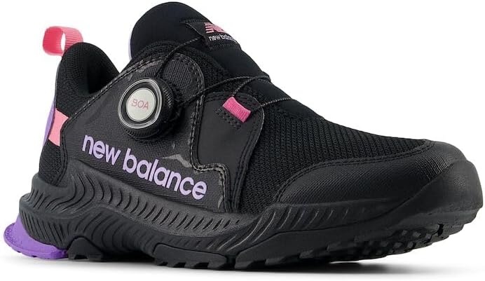 image:imageNew Balance UnisexChild Dynasoft Trail Magic V1 Boa Running ShoeBlackLilac GloReal Pink