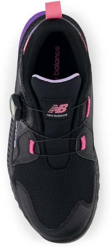 image:imageNew Balance UnisexChild Dynasoft Trail Magic V1 Boa Running ShoeBlackLilac GloReal Pink