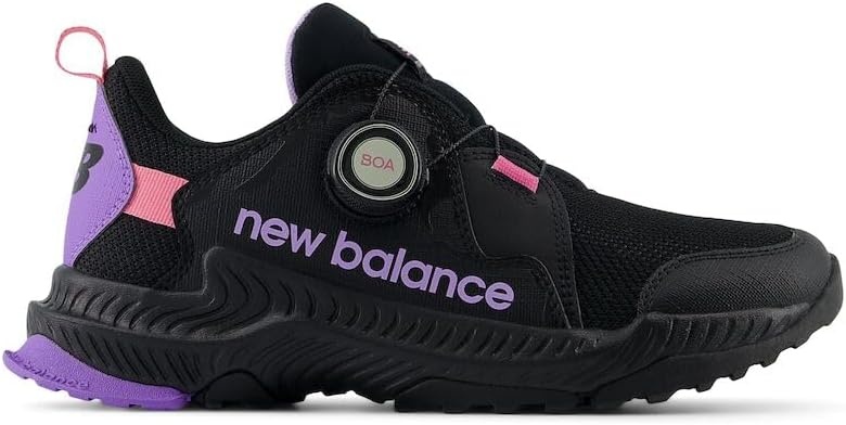image:imageNew Balance UnisexChild Dynasoft Trail Magic V1 Boa Running ShoeBlackLilac GloReal Pink