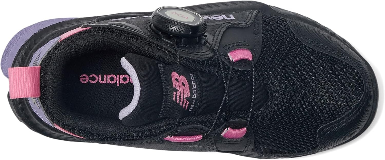 image:imageNew Balance UnisexChild Dynasoft Trail Magic V1 Boa Running ShoeBlackViolet CrushReal Pink