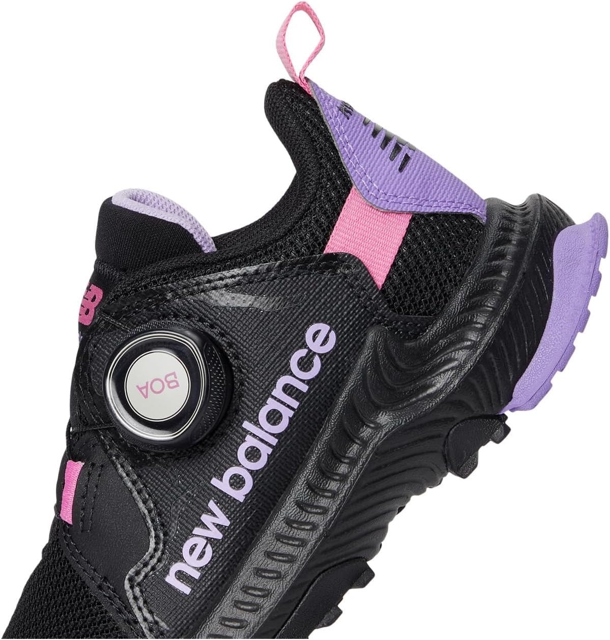 image:imageNew Balance UnisexChild Dynasoft Trail Magic V1 Boa Running ShoeBlackViolet CrushReal Pink