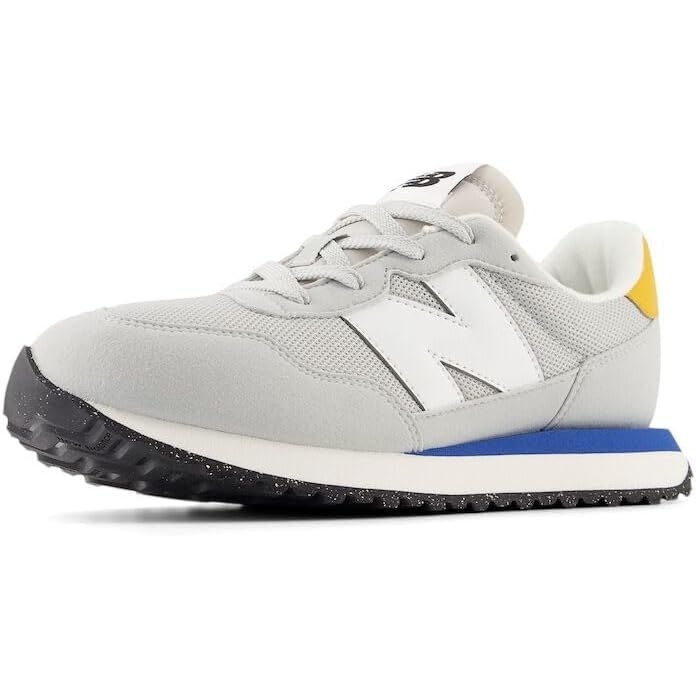 image:imageNew Balance Kids 237 V1 Laceup SneakerBrighton GreyBlue Agate