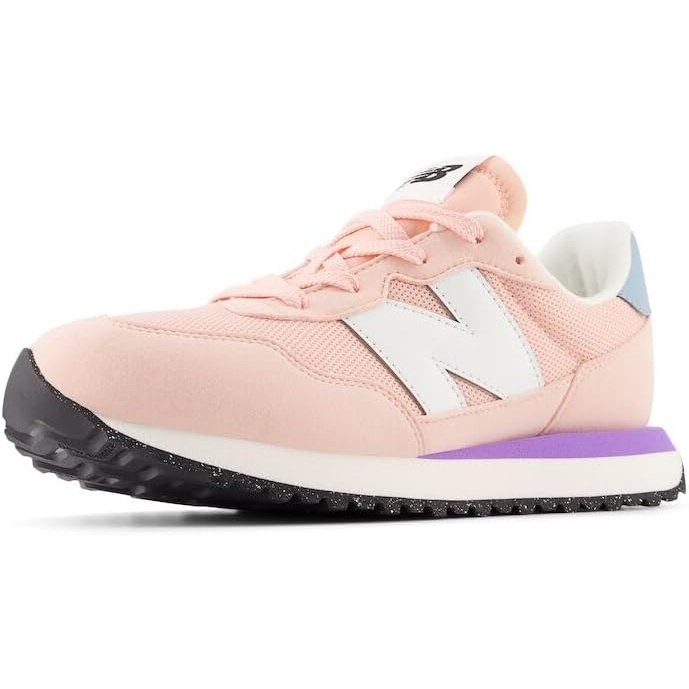 image:imageNew Balance Kids 237 V1 Laceup SneakerPinkViolet Crush