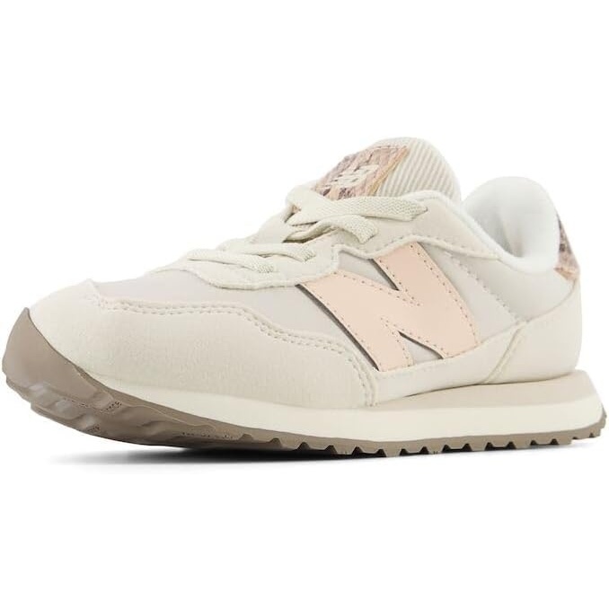 image:imageNew Balance Kids 237 V1 Laceup SneakerTurtledoveVintage Rose