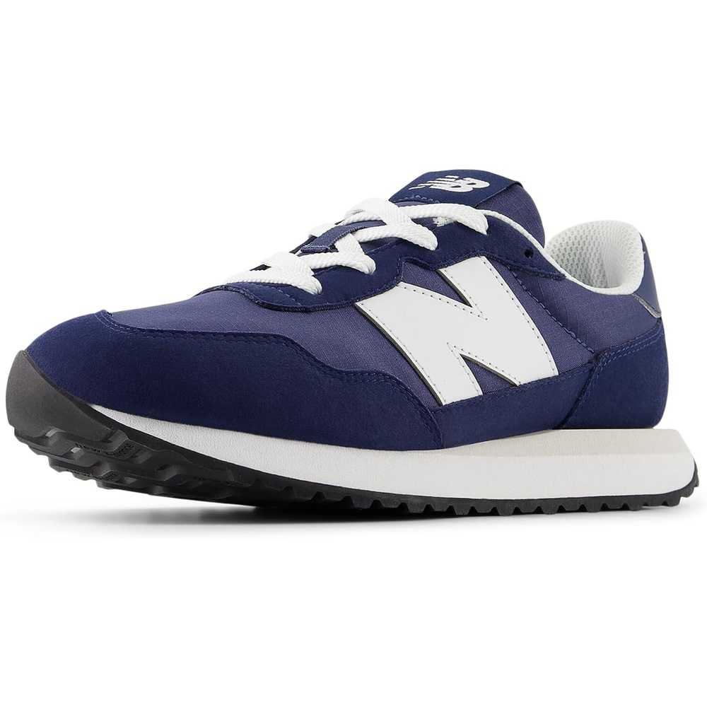 image:imageNew Balance Kids 237 V1 Laceup SneakerWhiteNb Navy