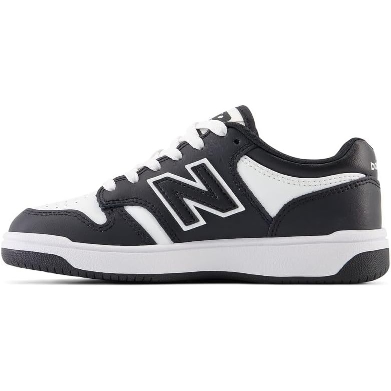 image:imageNew Balance Kids 480 V1 Laceup SneakerBlackWhite