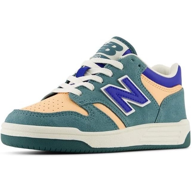 image:imageNew Balance Kids 480 V1 Laceup SneakerNew SprucePeach BlossomTeam Royal