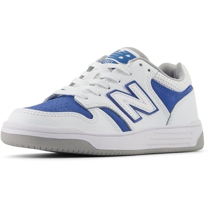 image:imageNew Balance Kids 480 V1 Laceup SneakerWhiteSea Stone