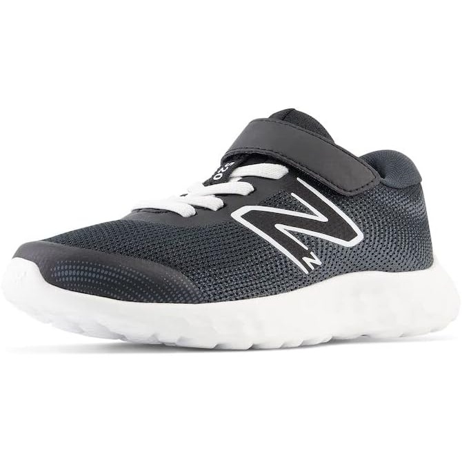 image:imageNew Balance Kids 520 V8 Bungee Running ShoesBlackWhitePhantom