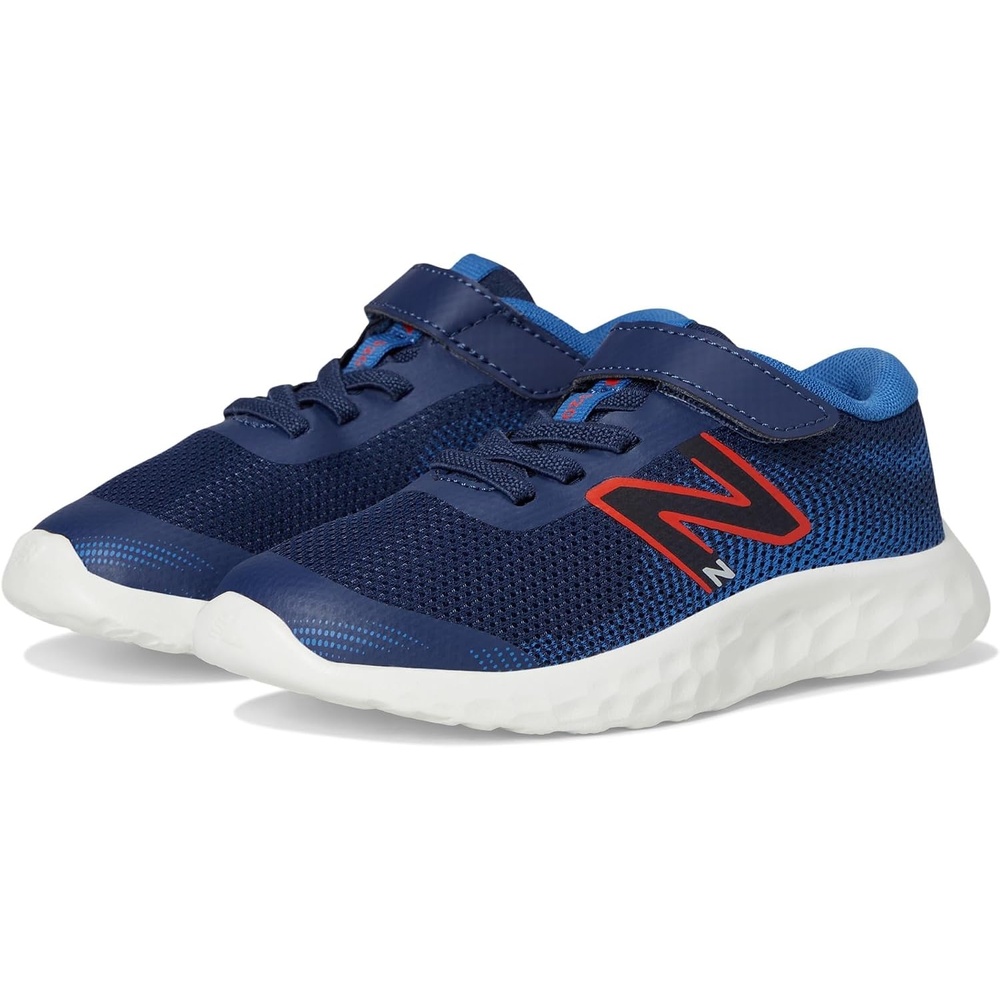 image:imageNew Balance Kids 520 V8 Bungee Running ShoesNb NavyNeo Flame