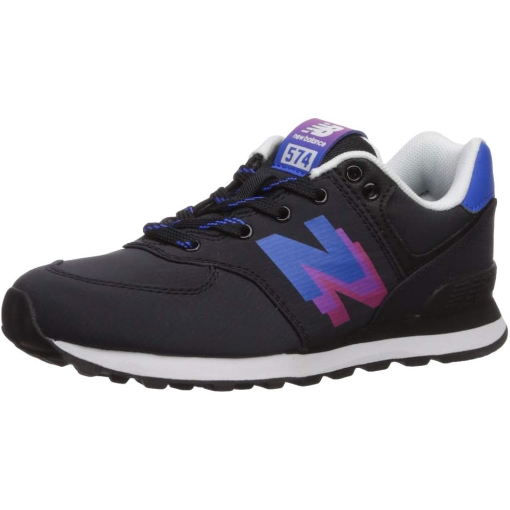 image:imageNew Balance Kids 574 V1 Neo Sole Laceup Casual ShoesBlackVivid Cobalt