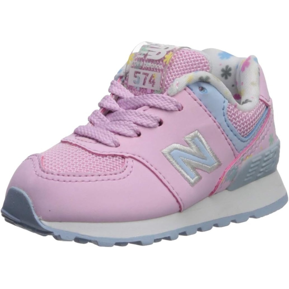 image:imageNew Balance Kids 574 V1 Neo Sole Laceup Casual ShoesCrystal RoseSummer Sky