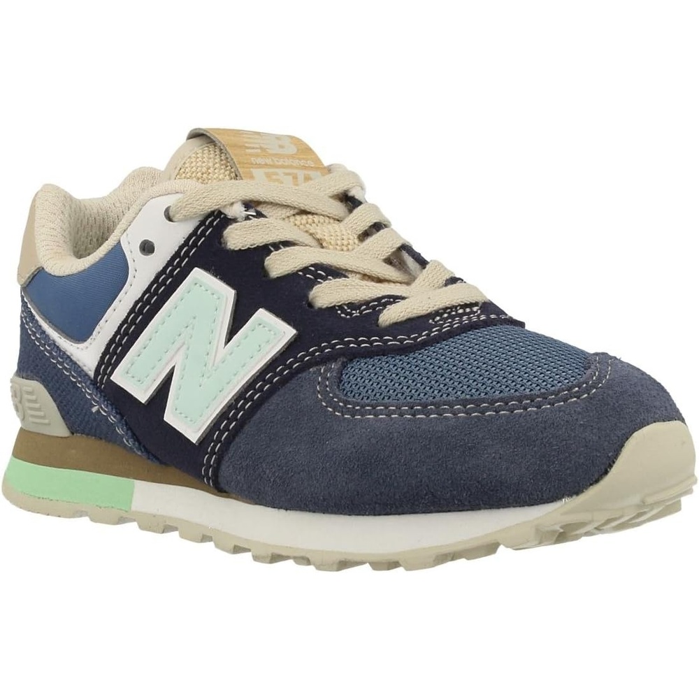 image:imageNew Balance Kids 574 V1 Neo Sole Laceup Casual ShoesNavyVintage Indigo