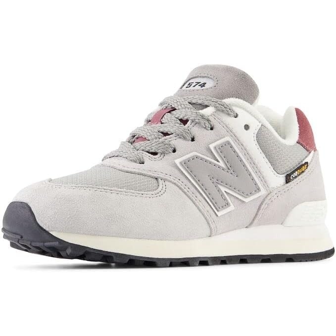 image:imageNew Balance Kids 574 V1 Neo Sole Laceup Casual ShoesRaincloudShadow Grey