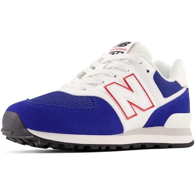 image:imageNew Balance Kids 574 V1 Neo Sole Laceup Casual ShoesTeam RoyalWhiteTrue Red