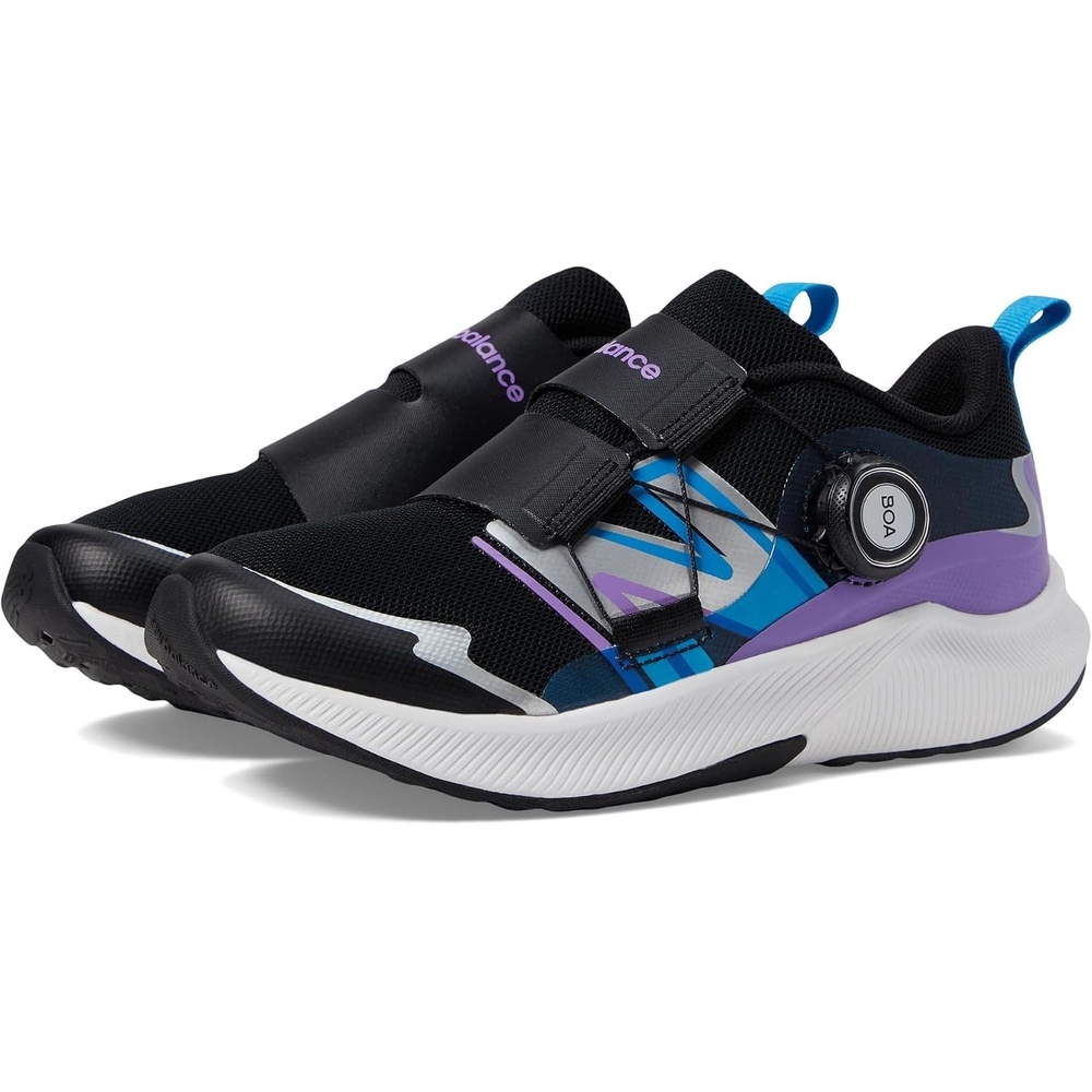 image:imageNew Balance Kids DynaSoft Reveal V4 Boa Running ShoeBlackPurple FadeSpice Blue
