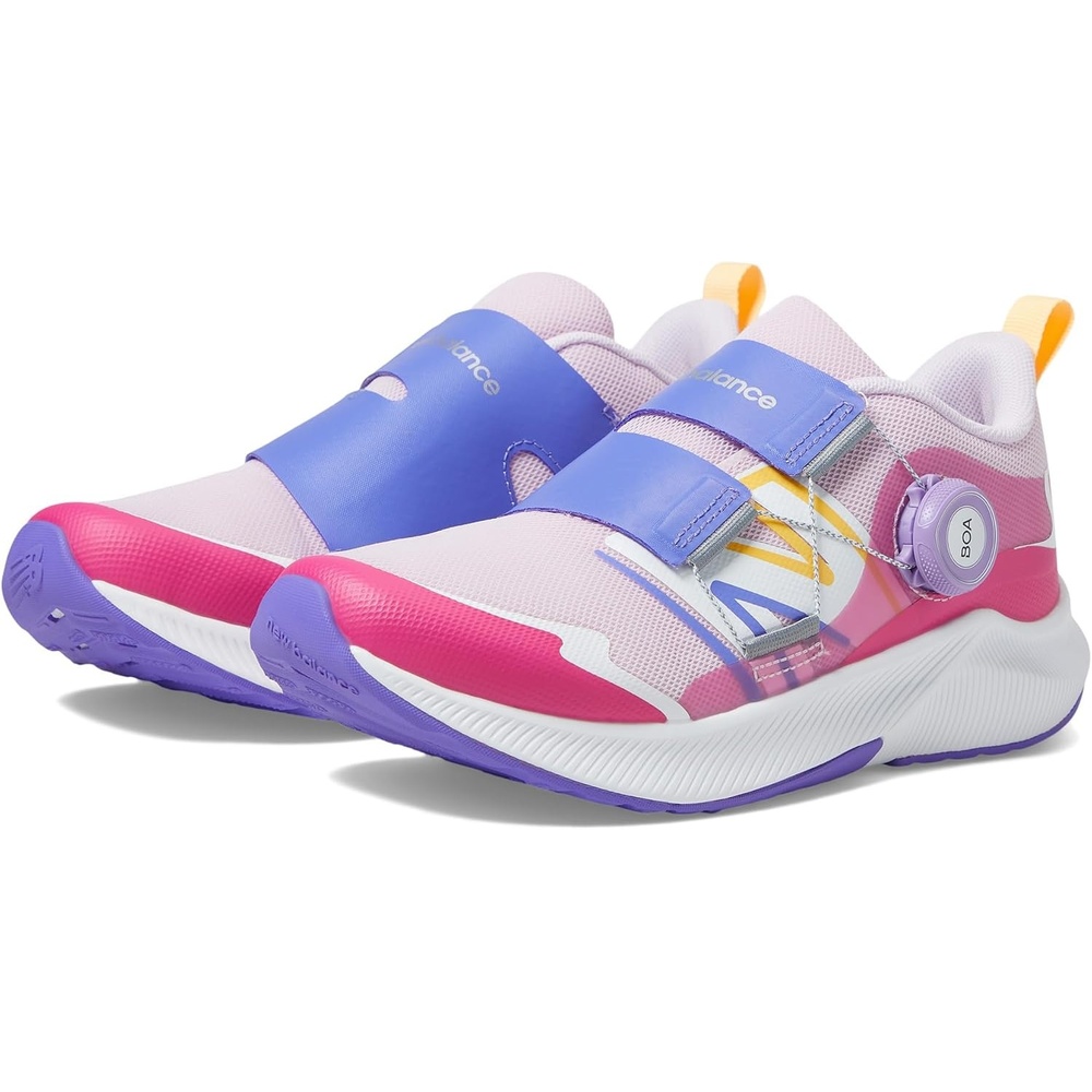 image:imageNew Balance Kids DynaSoft Reveal V4 Boa Running ShoeLight RaspberryHipinkElectric Indigo