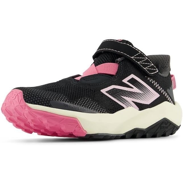 image:imageNew Balance Kids Dynasoft Nitrel V6 Hook and Loop Road Running ShoesBlackReal Pink