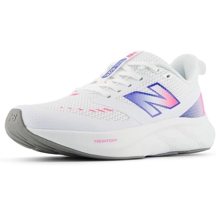 image:imageNew Balance Kids Fresh Foam 625 V1 Laceup Road Running ShoesNb WhitePink Heat
