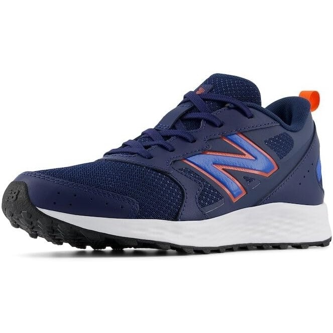 image:imageNew Balance Kids Fresh Foam 650 V1 Laceup Running ShoeNb NavyBlue OasisTeam Orange