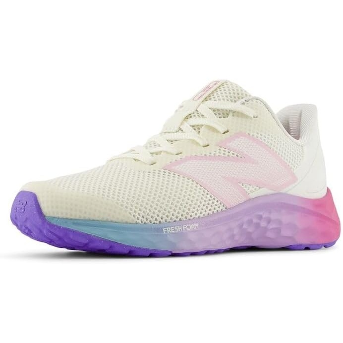 image:imageNew Balance Kids Fresh Foam Arishi V4 Running Shoe Little KidGrey MatterMid Century PinkLilac Glo