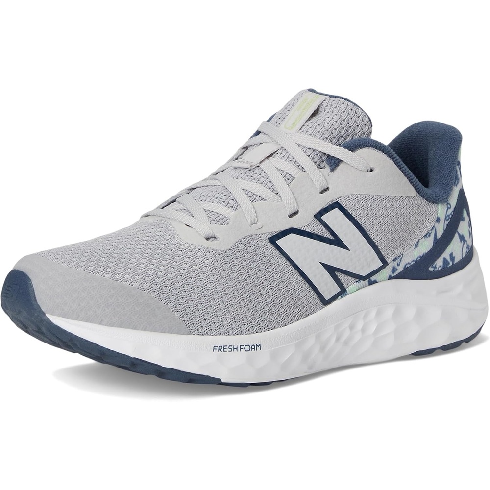 image:imageNew Balance Kids Fresh Foam Arishi V4 Running Shoe Little KidGrey MatterVintage IndigoMelon Water