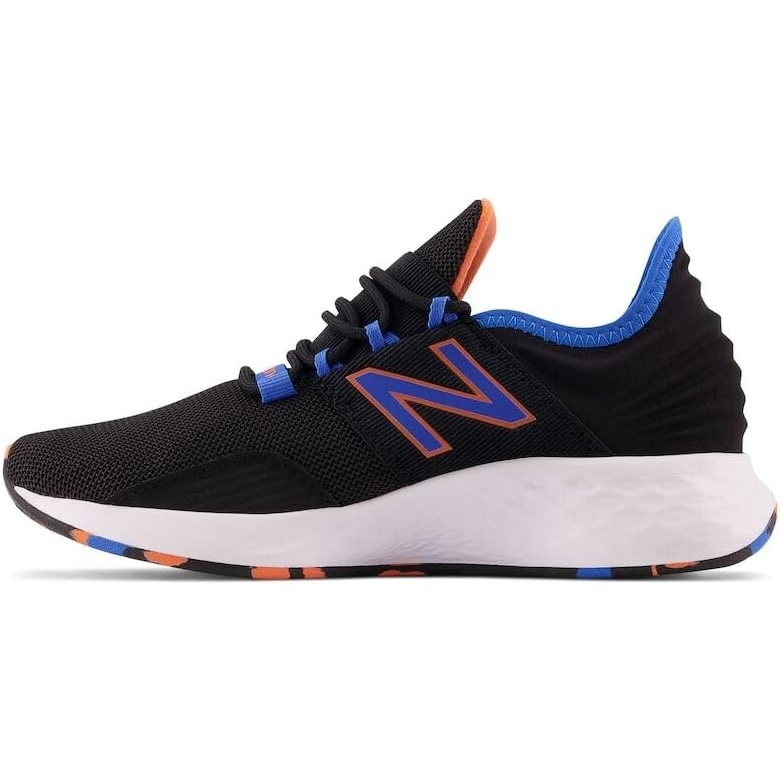 image:imageNew Balance Kids Fresh Foam Roav V1 Laceup Sneaker  Road Running ShoesBlackSerene Blue