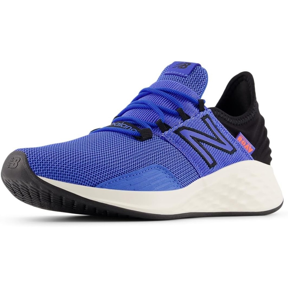 image:imageNew Balance Kids Fresh Foam Roav V1 Laceup Sneaker  Road Running ShoesBlue BirdBlack