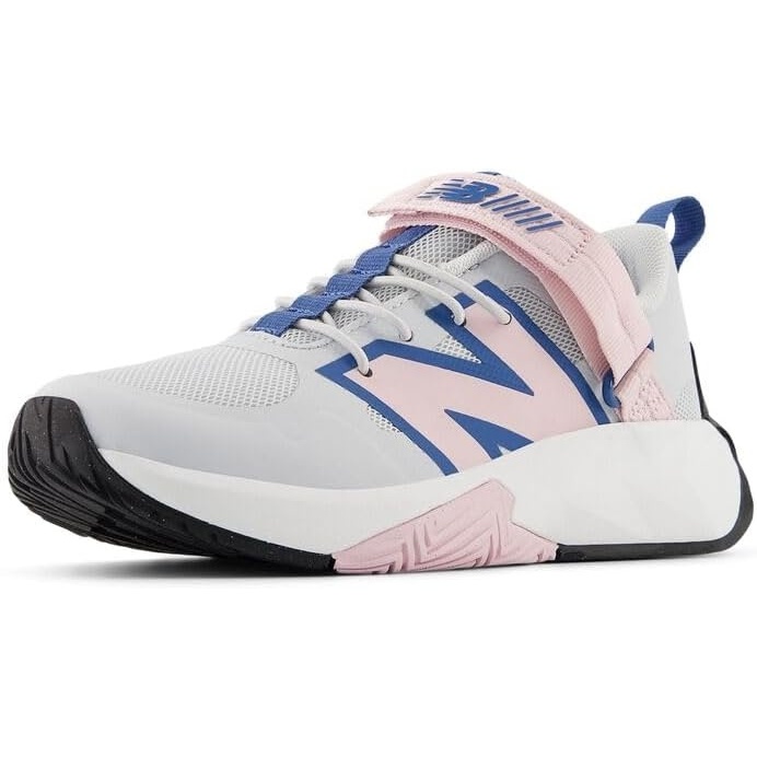 image:imageNew Balance Kids FuelCell Play V1 Hook and Loop Running ShoesQuartz GreyRose SugarSea Stone