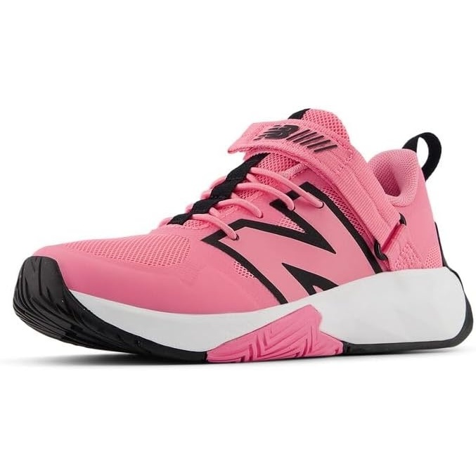 image:imageNew Balance Kids FuelCell Play V1 Hook and Loop Running ShoesSignal PinkBlack