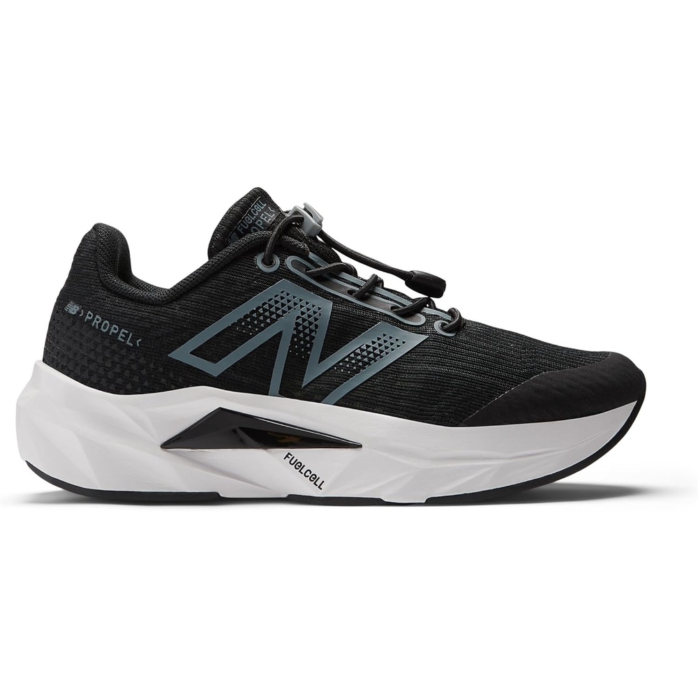 image:imageNew Balance Kids FuelCell Propel V5 Running ShoesBlackSteelSilver Metallic