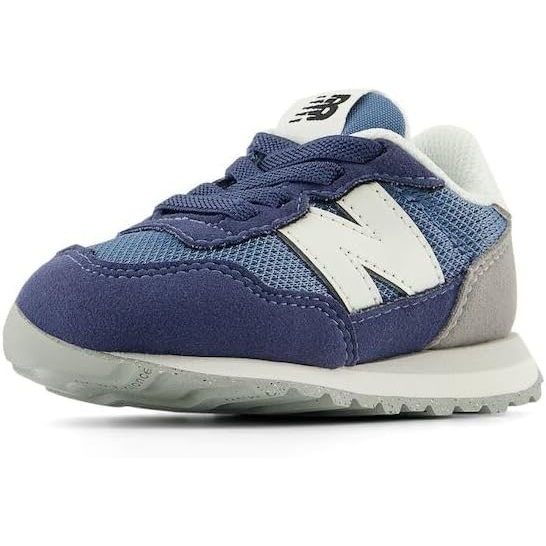 image:imageNew Balance Kids Kids 237 Bungee Lace Sneaker Casual ShoesHeron BlueVintage Indigo
