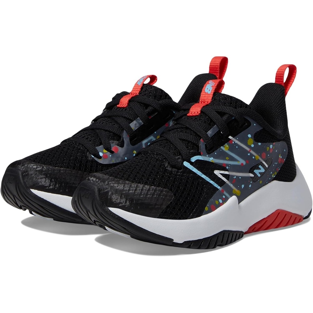 image:imageNew Balance Kids Rave Run V2 LaceUp Running Shoes Road Running ShoesBlackBlast Red