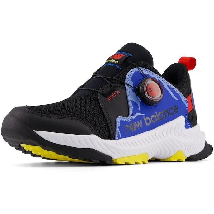 image:imageNew Balance UnisexChild Dynasoft Trail Magic V1 Boa Running ShoeBlackBlue OasisTrue Red