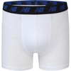 New Balance Boys’ 3.5″ Underwear, Performance Boxer Briefs (4 Pack)(Black/Team Royal/White/Magnet Print)