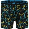 New Balance Boys’ 3.5″ Underwear, Performance Boxer Briefs (4 Pack)(Spice Blue Electric/Ice/Spice Blue/Black)