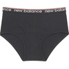 New Balance Boys’ Non-brushed Jersey Performance Wicking Cotton Brief Underwear (5 Pack)(Castlerock/Raincloud/Black/Raincloud/Black)