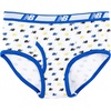 New Balance Boys’ Non-brushed Jersey Performance Wicking Cotton Brief Underwear (5 Pack)(Hi-lite/Sports Ball/Logo Bg/Team Royal/Black)