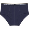 New Balance Boys’ Non-brushed Jersey Performance Wicking Cotton Brief Underwear (5 Pack)(Team Navy/Frosted Glass/Shoreline Blue/ Team Navy/Dark Shoreline Blue)