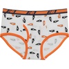 New Balance Boys’ Non-brushed Jersey Performance Wicking Cotton Brief Underwear (5 Pack)(Team Navy/White/Stripes/Ginger Orange/Shoes)