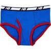 New Balance Boys’ Non-brushed Jersey Performance Wicking Cotton Brief Underwear (5 Pack)(Team Royal/Shoes Red/Team Red/Stripes/White)