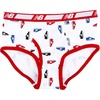 New Balance Boys’ Non-brushed Jersey Performance Wicking Cotton Brief Underwear (5 Pack)(Team Royal/Shoes Red/Team Red/Stripes/White)