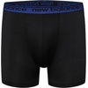 New Balance Boys’ Non-brushed Jersey Sport Performance Wicking Boxer Briefs Underwear (Multi Pack)(Black/Black/Black/Black/Black (Electric Sky))