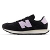 New Balance Kids 237 V1 Lace-up Sneaker(Black/Lilac Glo)