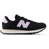 New Balance Kids 237 V1 Lace-up Sneaker(Black/Lilac Glo)