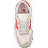 New Balance Kids 237 V1 Lace-up Sneaker(Concrete/True Red)